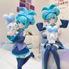 20CM Anime Hatsune Miku X Cinnamoroll Figur Anime Tilbehør Samleobjekter Modeller Dekorative Pynt Barn Kawaii Gave Leketøy