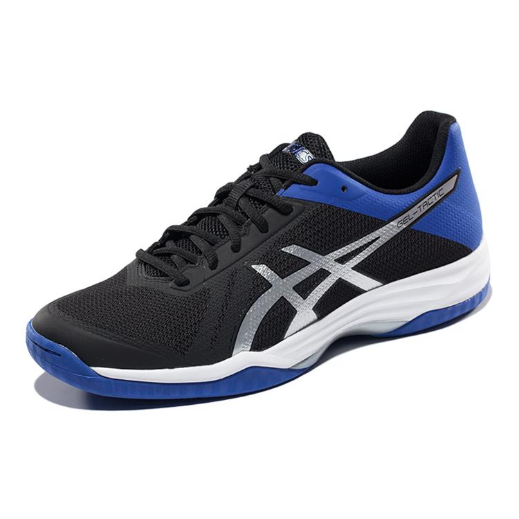 New Asics Gel Tactic 'Black Blue' B702N-9045