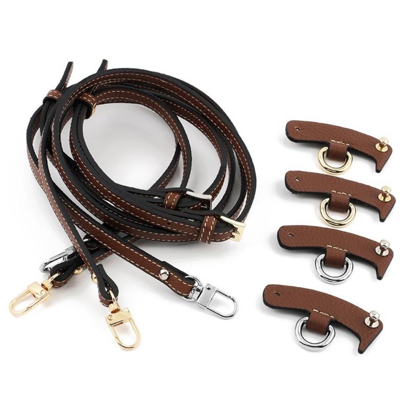 Versatile Leather Shoulder Straps for Mini Handbags Easy to Attach Replacement Bag Strap Craft Accessories