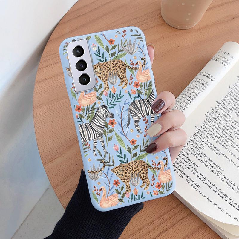 Case For Samsung Galaxy S21 S 21 FE S21 Plus Soft Silicone TPU Back Cover Case Protective Coque For Samsung S21 Ultra S21+ Funda