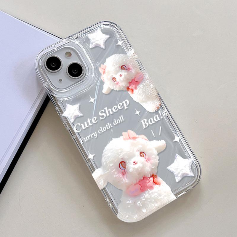 Mobile Phone Cases for iPhone 11 13 XR 15 Pro Max 12 14 Pro Max Case iPhone 16 7 Plus 8 Plus XS Max 6 15 Plus Laser Wave Pattern Anti-drop Waterproof