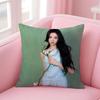 Popular fashion Chinese actress LLiu Haocun Cushion Cover Pillow Case Soft Friendly Fabric  Concealed Zipper