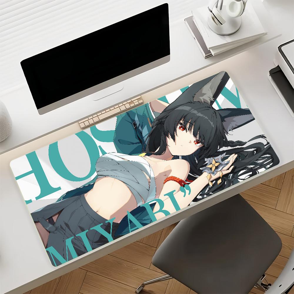 Game Zenless Zone Zero Mouse Pad Anti Slip Rubber Edge Locked Thickened Laptop Gaming Desk Mat