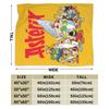 Asterixs And Obelixs Blankets Coral Fleece Plush Printed  Multi-function Soft Throw Blankets for Sofa Travel Plush Thin Quilt