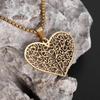 Accessories Retro Love Carved Hip Hop Style Fashion Pendant Necklace