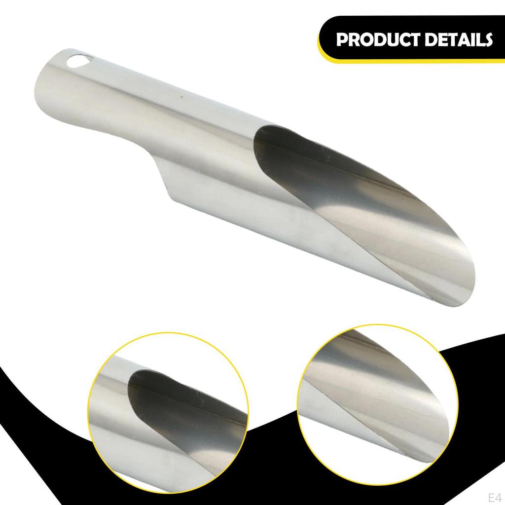 Garden Hand Scoop Multipurpose for Gardening Round Stainless Steel Bucket Potting Digging