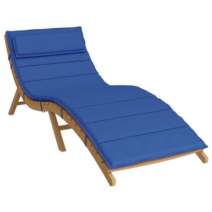 VidaXL Royal Blue Sun Lounger Cushion 180x60x4 Cm Oxford Fabric, Cushion, Seat Cushion, Patio Cushion 361862