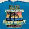 Vintage 80s HAWAII ISLAND PARADISE BEACH RESORT T-Shirt LARGE Single Stitch Maui