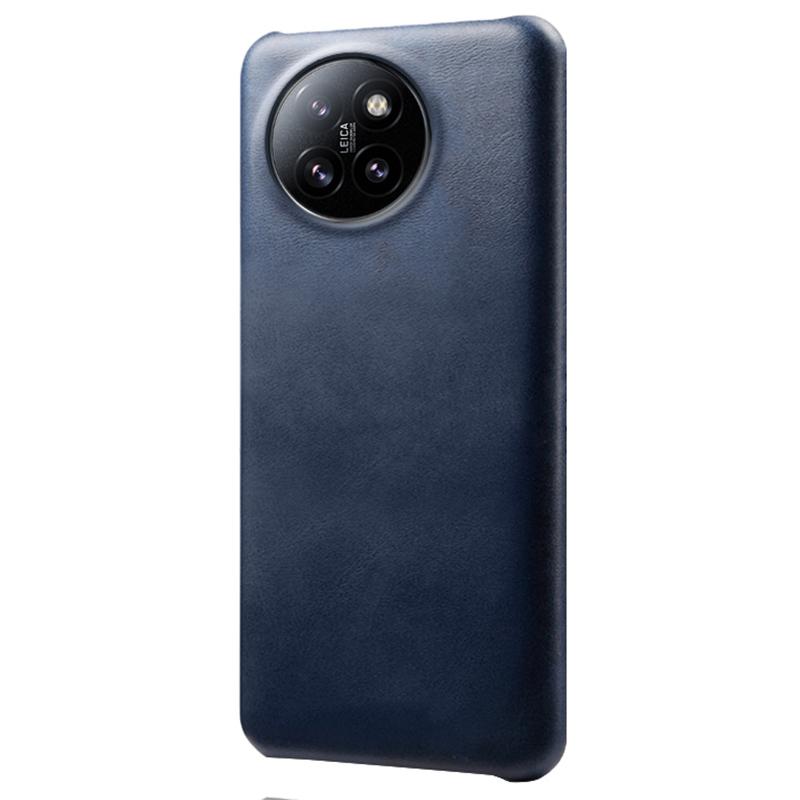 Para Xiaomi Civi 4 Pro 5G/14 Civi 5G Capa PC Rígido Revestido em Couro Textura de Bezerro À Prova de Choque Capa de Telefone