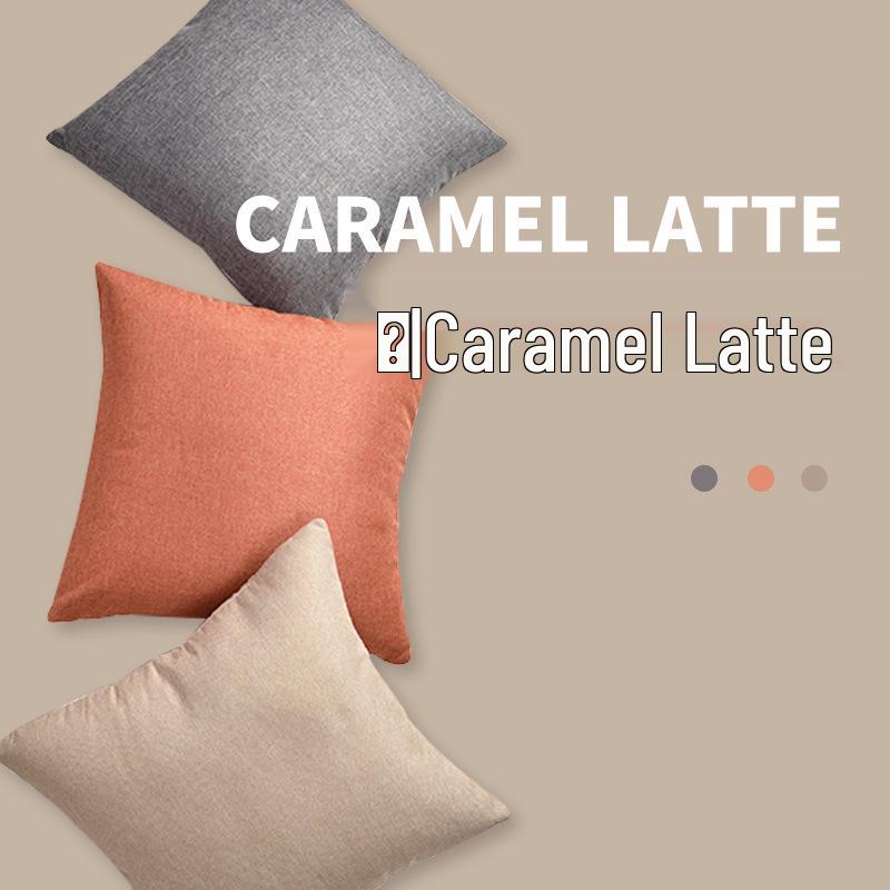 

2024 Cream Luxury Linen Sofa & Chair Cushion Pillow 40x40cm (Cover)