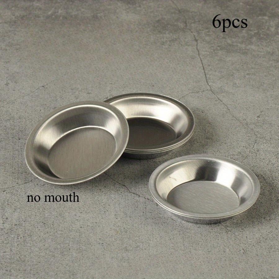 

6 шт. поддонов из нержавеющей стали для смешивания красок, инструменты для акварельной окраски, цветовые палитры no mouth