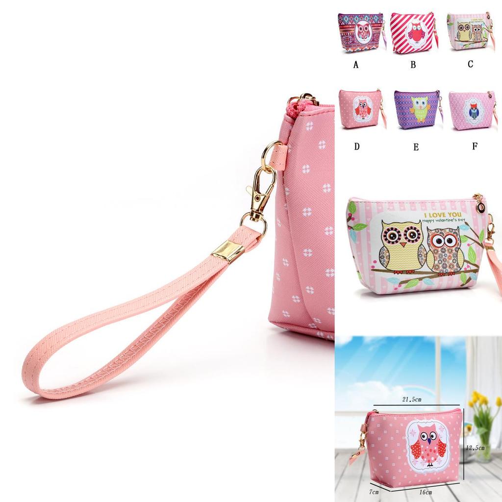 Elegant Leather Makeup Travel Cosmetic Bag Case With Zipper Pouch For Toiletries