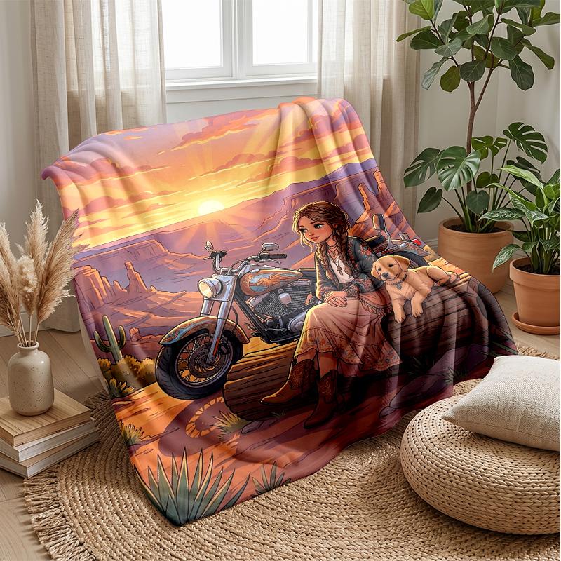 Many Different Dogs Theme blanket Lightweight Warm Flannel Blanket Decorative Throw Blanket for Home Decoration