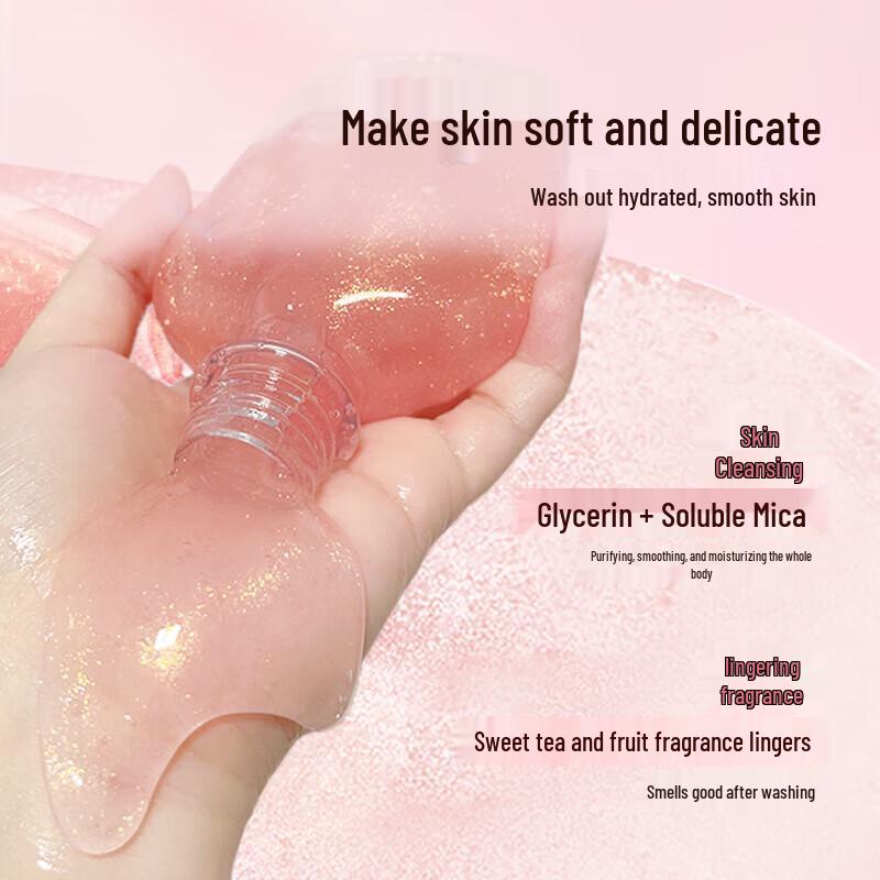 UNI CAT Peach White Tea Perfume Shower Gel