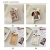 Fluffy Animal Trading Card Holder, Korean Trading Card Storage Case, Instax Case, Photo Case, Convenient Plush Toy, Fluffy Keychain, Portable, Card Ca