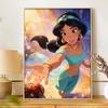 Disney Princess Jasmine Diamond Paint Painting Art Kit Handmade DIY5D Home Decor Gift