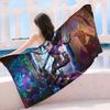 Couverture en Microfibre Dessin Animé Arcane J-Jinx Séchage Rapide Serviettes de Plage Impression Surdimensionnée Super Absorbant Serviette Couverture de Piscine