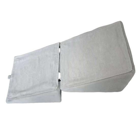 Split Stool Dog Ramp 2-in-1 Folding Pet Ramp Stair And Footstool for Couch Bed 13.8" H Pet Step for Large Small Dogs