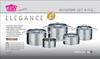 GSW Elegance - Batterie de cuisine 9 pieces en acier inoxydable - Tous feux dont induction