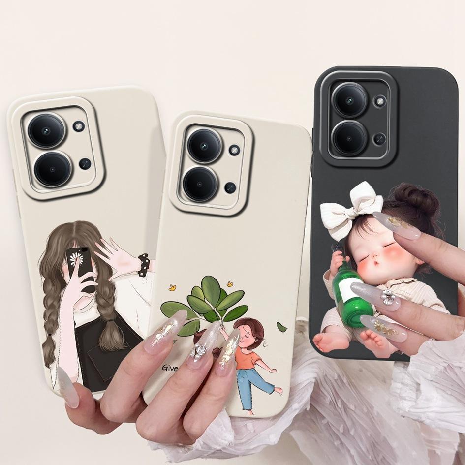 Pro pouzdro Xiaomi Redmi 15C 2025 Kryt telefonu Měkký silikon Módní malovaný Plná ochrana Funda Pro Xiaomi Redmi15C 5G 2025 Kryt