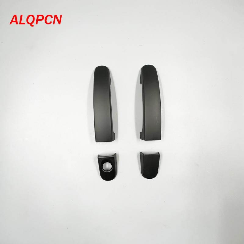 Für Ford Ranger T6 T7 2012-2018 Zubehör Türgriffabdeckung Verkleidung Kunststoffimitat schwarz