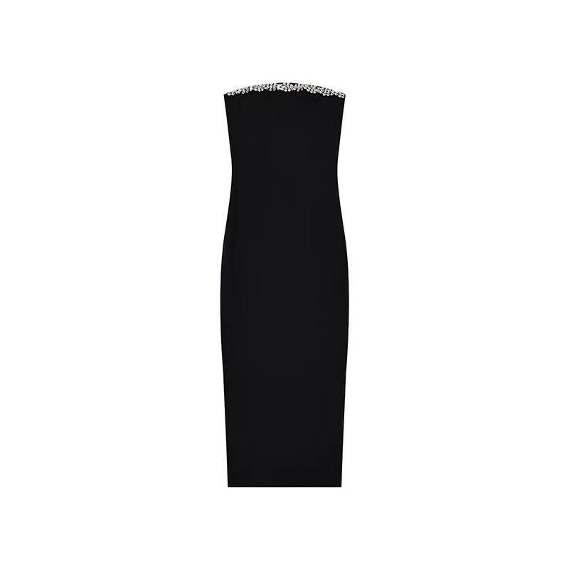 Big Sister Top-Tier Sequined Strapless Little Black Dress