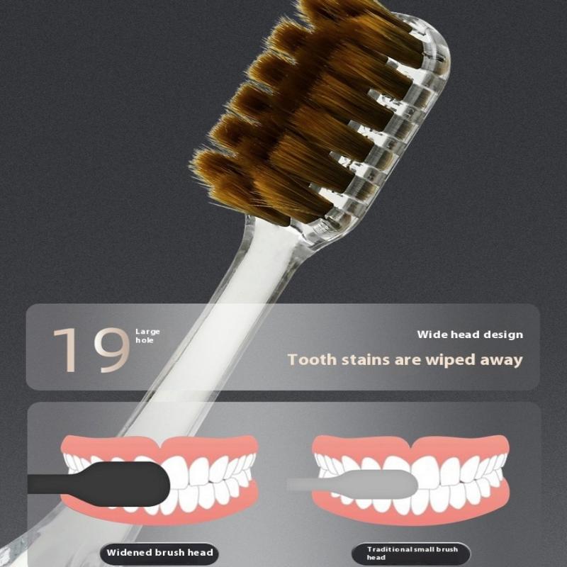 1/2 Pcs Toothbrush Soft Bristled Toothbrush Lipstick Detachable Handle For Men And Women Travel Size Dental Care Tool