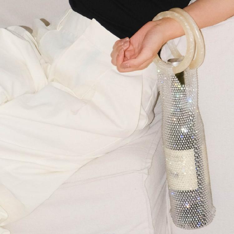 Handwoven Wine Holder Practical Wine Carrier Bag Water Bottle Insulation Bags