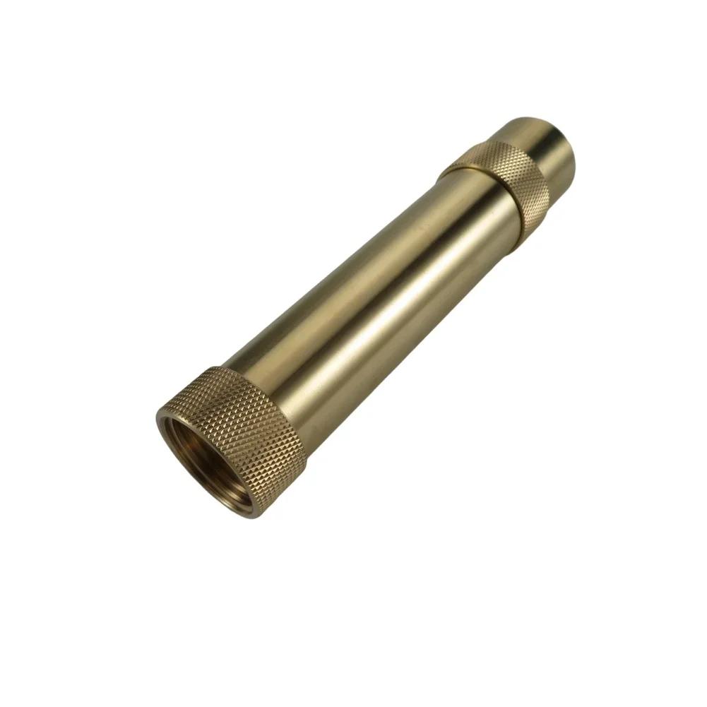 Adjustable Spray Brass Hose Nozzle For Garden Watering Brass Versatile Watering Nozzle Adjustable Spray Patterns