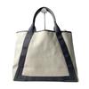 Used BALENCIAGAHandbag gray/Ivory canvas/leather Women