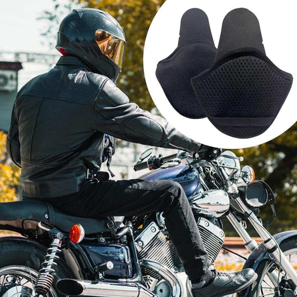 Motorcycle Helmet Ear Pads Detachable Winter Ear Warmer Windproof Ear Covers 1 Pair Cold Weather Ear Pads