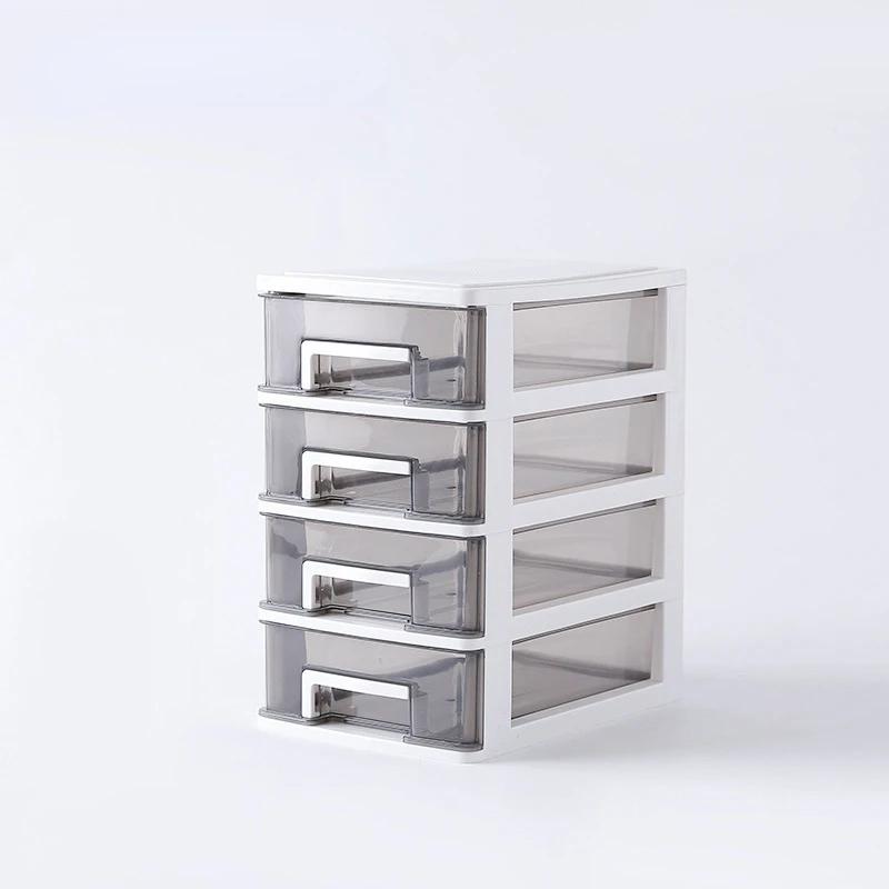 2/3/4/5 Layers A4 Paper Document Storage Box Transparent Plastic Desktop File Sundries Drawer Makeup jewelry Storage Organizer