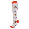 1Pair Snug Support Stockings For Compression Wear Cooling Running Cycling Pressure Soccer Adult Sock Korean Edition Network Pressure Socks