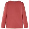 Children's Long-sleeved T-shirt Burnt Red 92/104/116/128/140
