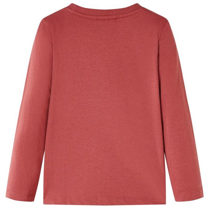 Children's Long-sleeved T-shirt Burnt Red 92/104/116/128/140