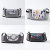 Baby Stroller Organizer Bag With Oxford Fabric Multiple Storage Pouch For Bottle And Water Cup Holding