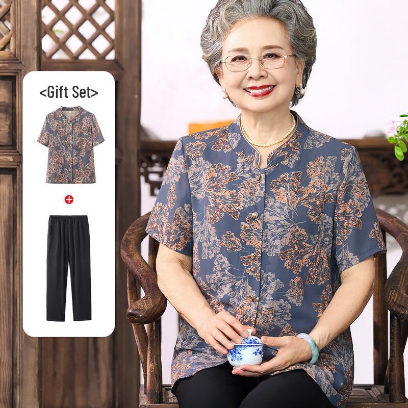 Elegant Summer Blouse & Top Set for Senior Women