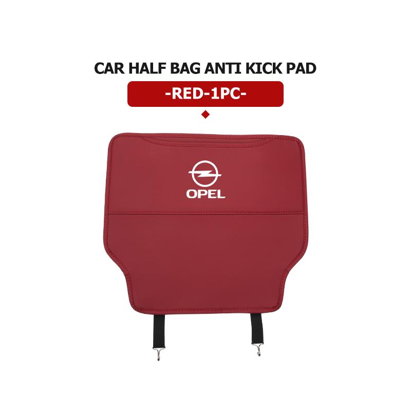AAAYQ1 Leather Car Seat Back Protector Mat Prevent Dirty Anti Kick Pad For Opel Vectra Zafira Meriva Mokka Grandland Vivaro Antara