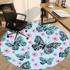 1pc Butterfly Floral Carpet for Office, Non-slip, Soft and Durable Office Rug, Perfect for Office yy260128012