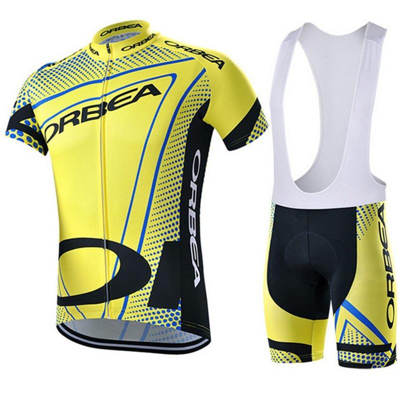 Summer Short Sleeve Set Tour De France ORBEA Team Cycling Suit Sports Roller Skating Suit Bicycle Outdoor Riding