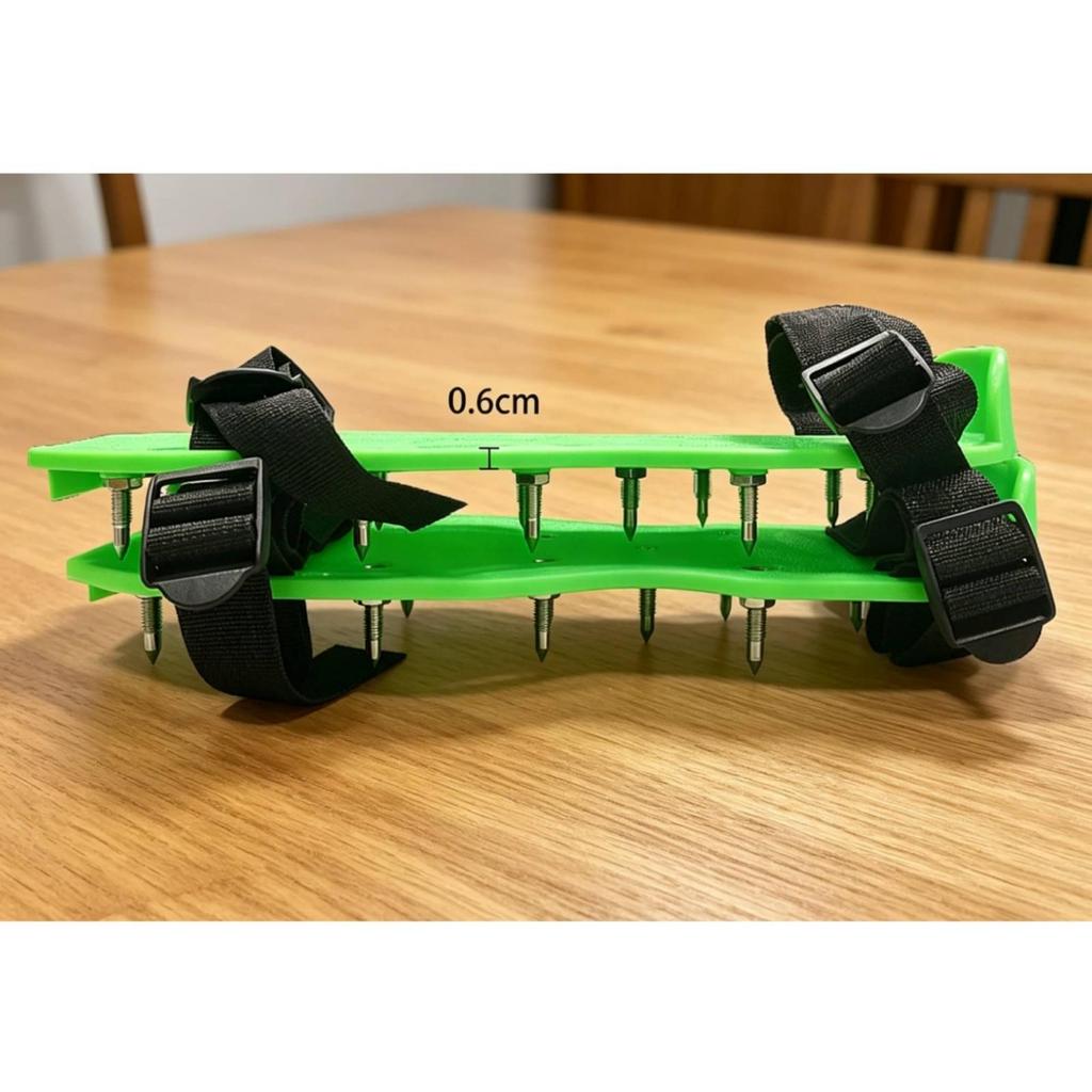 Shoes with Metal Spikes Adjustable Cleat Footwear for Contractors,