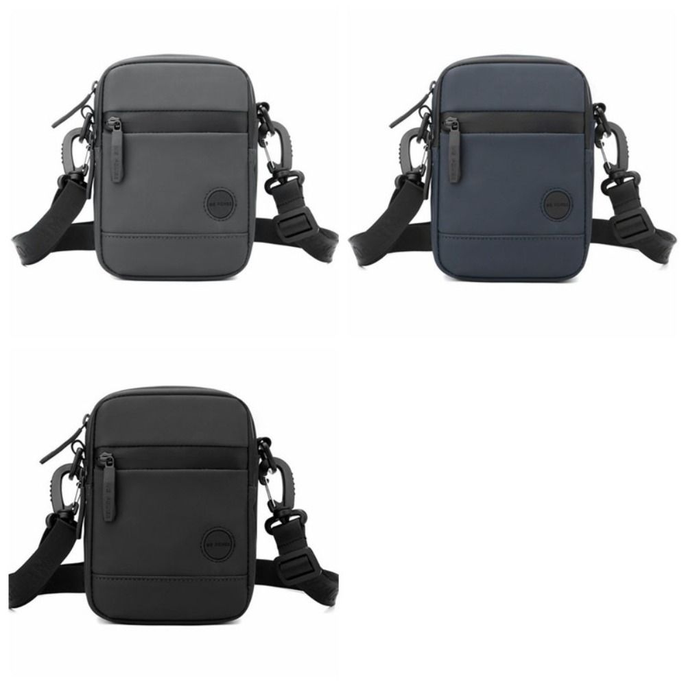 Solid Color Men Chest Bag Single Shoulder Nylon Fanny Pack Fashion Men Crossbody Bag  Camping
