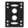 2pcs   Truck with Skate Wheel Riser Pad Bring Accessory(black shaft black wheel)