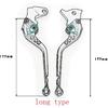 CNC Clutch Brake Levers Fit for RE Classic 350 350cc Meteor 2021-2025, Super Meteor 650 2023, Hunter 350 HNTR 2022-2024 Black Long