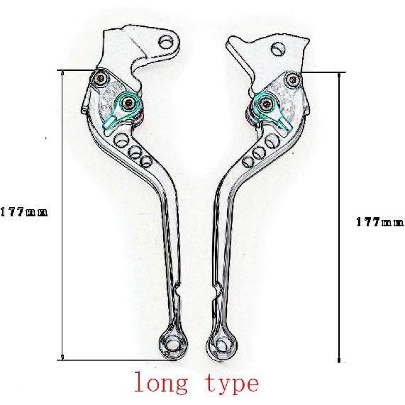 CNC Clutch Brake Levers Fit for RE Classic 350 350cc Meteor 2021-2025, Super Meteor 650 2023, Hunter 350 HNTR 2022-2024 Black Long