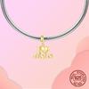 Golden Cross Charms Copper I Love Jesus Dangle Pendant Fit Bangle Bracelet Necklace Diy Jewelry