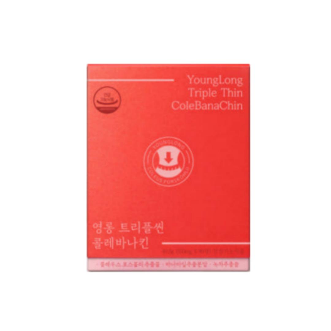 

[YOUNGLONG] Triple Thin ColeBanaChin 90ea For Blood Sugar & Cholesterol Care 1box (90ea)