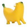 Resin Banana Dog Sculpture Lightweight Banana Dog Figurine  For Home Desktop