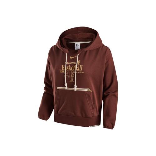 

Nike Women s Letter Print Hoodie Casual Loose Fit EU S коричневий