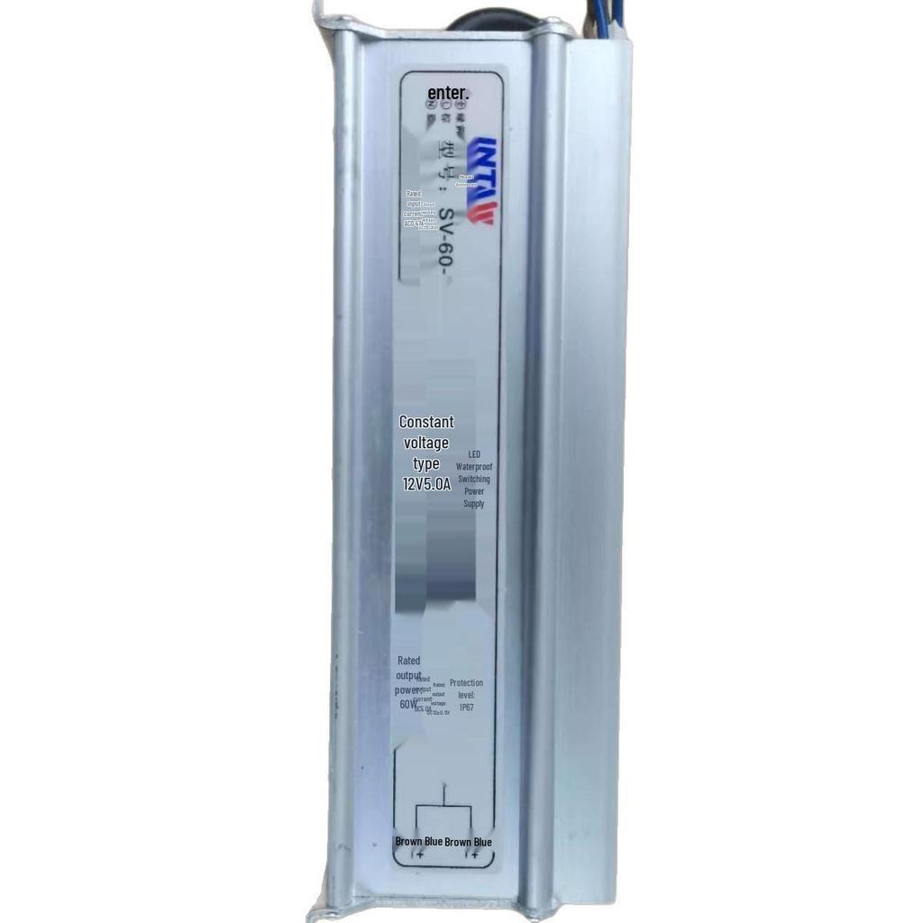 SV-60-12V LED Waterproof Power Supply for Scenic Area Fountains and Landscape Lighting